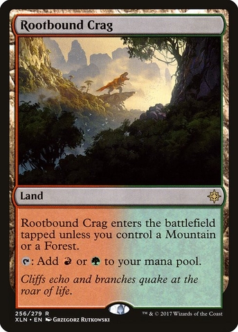 Magic: The Gathering - Ixalan - Rootbound Crag (256) Foil