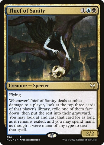 Magic: The Gathering - New Capenna Commander - Thief of Sanity (354)