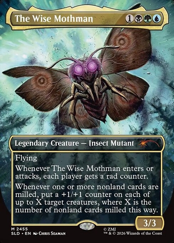 Magic: The Gathering - Secret Lair Drop - The Wise Mothman (2455) Foil