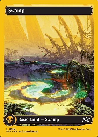 Magic: The Gathering - Aetherdrift - Swamp (514) Foil