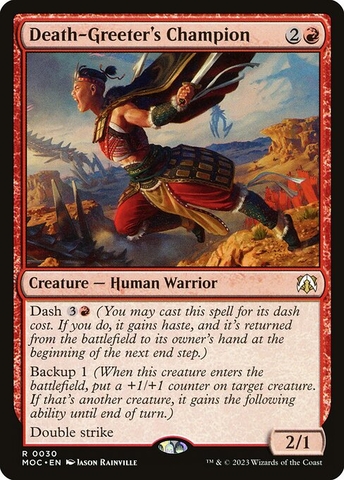 Magic: The Gathering - March of the Machine Commander - Death-Greeter's Champion (30)