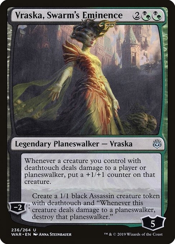Magic: The Gathering - War of the Spark - Vraska, Swarm's Eminence (236)