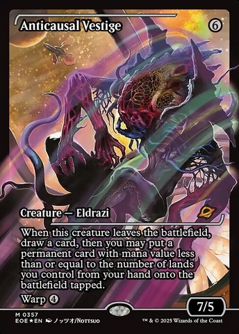 Magic: The Gathering - Edge of Eternities - Anticausal Vestige (357) Foil
