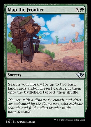 Magic: The Gathering - Outlaws of Thunder Junction - Map the Frontier (170)