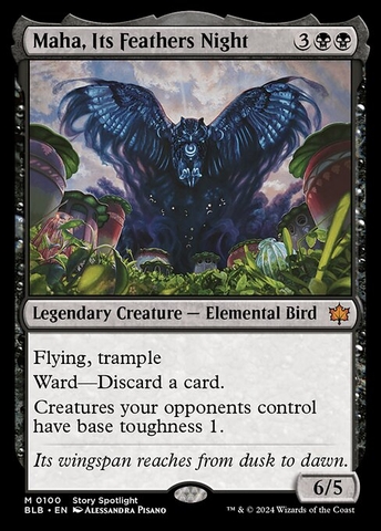 Magic: The Gathering - Bloomburrow - Maha, Its Feathers Night (100) Foil