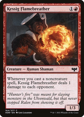 Magic: The Gathering - Innistrad: Crimson Vow - Kessig Flamebreather (164) Foil