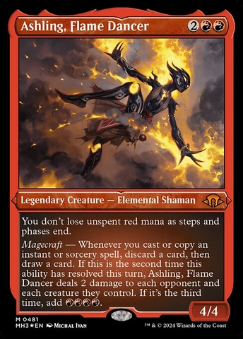 Magic: The Gathering - Modern Horizons 3 - Ashling, Flame Dancer (481) Etched Foil