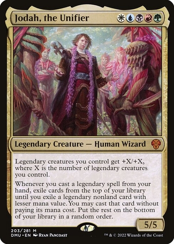 Magic: The Gathering - Dominaria United - Jodah, the Unifier (203) Foil