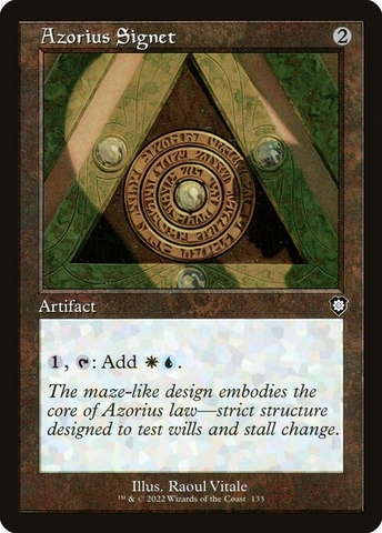 Magic: The Gathering - The Brothers' War Commander - Azorius Signet (133)