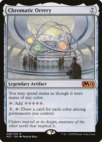 Magic: The Gathering - Core Set 2021 - Chromatic Orrery (228) Foil