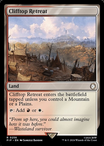 Magic: The Gathering - Fallout - Clifftop Retreat (258)
