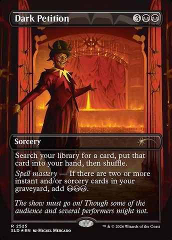 Magic: The Gathering - Secret Lair Drop - Dark Petition (2525) Foil
