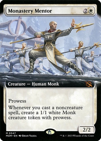 Magic: The Gathering - March of the Machine - Monastery Mentor (347)