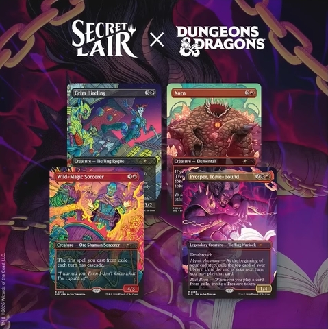 Magic the Gathering - Secret Lair x Dungeons & Dragons - Shadows Over Baldur's Gate