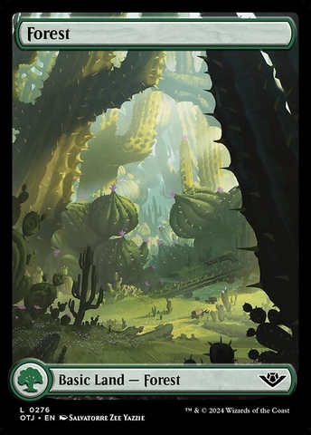 Magic: The Gathering - Outlaws of Thunder Junction - Forest (276) Foil