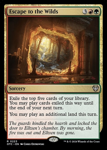 Magic: The Gathering - Outlaws of Thunder Junction Commander - Escape to the Wilds (223)