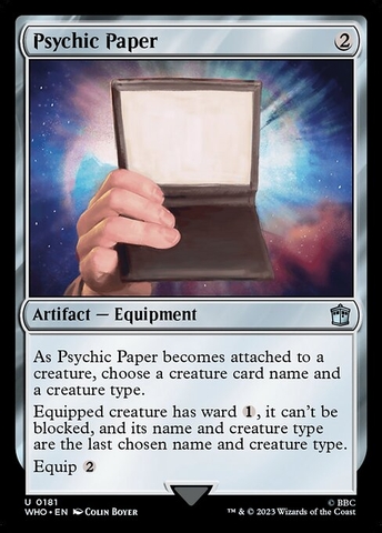 Magic: The Gathering - Doctor Who - Psychic Paper (181)