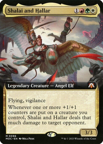 Magic: The Gathering - March of the Machine Commander - Shalai and Hallar (96) Foil