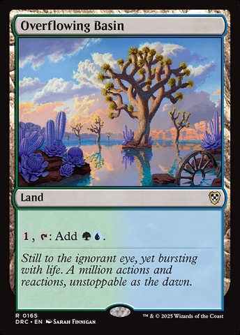 Magic: The Gathering - Aetherdrift Commander - Overflowing Basin (165)