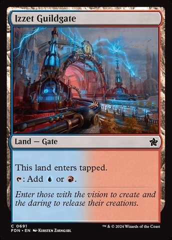 Magic: The Gathering - Foundations - Izzet Guildgate (691)