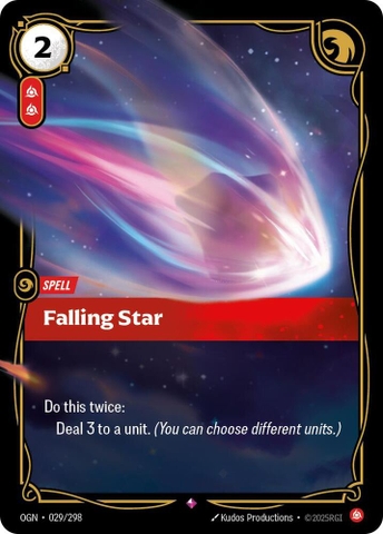 Riftbound TCG - Origins - Falling Star (029/298) Foil