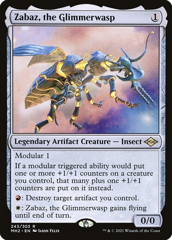Magic: The Gathering - Modern Horizons 2 - Zabaz, the Glimmerwasp (243)