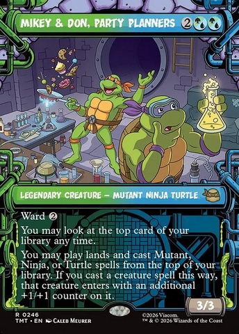 Magic: The Gathering - Teenage Mutant Ninja Turtles - Mikey & Don, Party Planners (246) Foil
