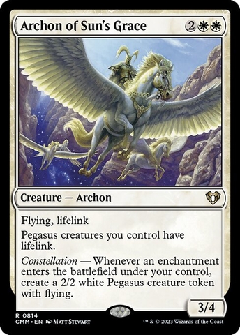 Magic: The Gathering - Commander Masters - Archon of Sun's Grace (814)