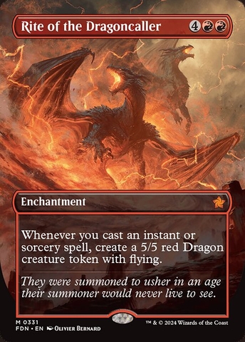 Magic: The Gathering - Foundations - Rite of the Dragoncaller (331)