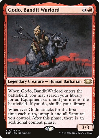Magic: The Gathering - Double Masters - Godo, Bandit Warlord (128)