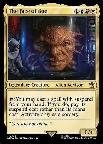 Magic: The Gathering - Doctor Who - The Face of Boe (126)