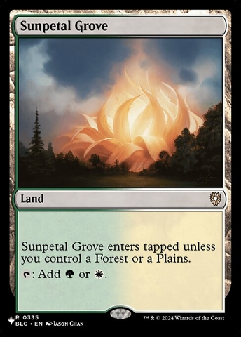 Magic: The Gathering - The List - Sunpetal Grove (BLC-335)