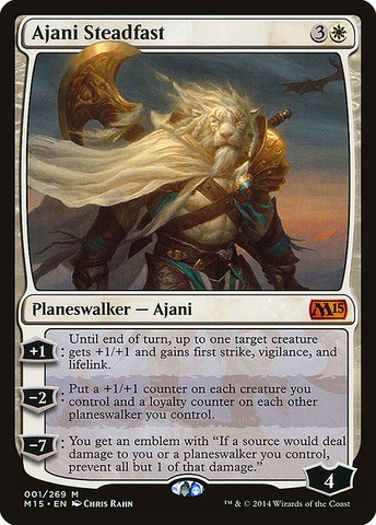 Magic: The Gathering - Magic 2015 - Ajani Steadfast (1)
