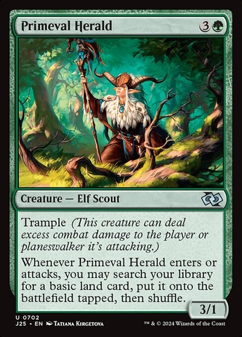 Magic: The Gathering - Foundations Jumpstart - Primeval Herald (702)