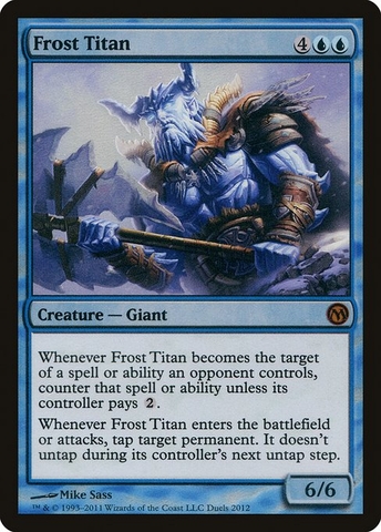 Magic: The Gathering - Duels of the Planeswalkers 2012 Promos - Frost Titan (1) Foil