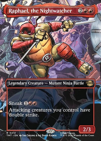 Magic: The Gathering - Teenage Mutant Ninja Turtles - Raphael, the Nightwatcher (213)