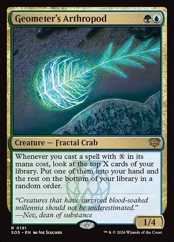 Magic: The Gathering - Secrets of Strixhaven - Geometer's Arthropod (191) Foil