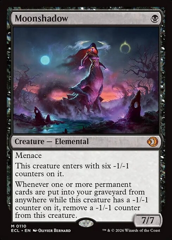 Magic: The Gathering - Lorwyn Eclipsed - Moonshadow (110)
