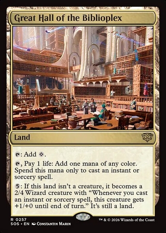 Magic: The Gathering - Secrets of Strixhaven - Great Hall of the Biblioplex (257) Foil