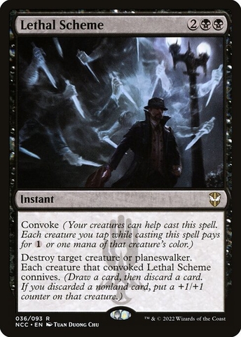 Magic: The Gathering - New Capenna Commander - Lethal Scheme (36)