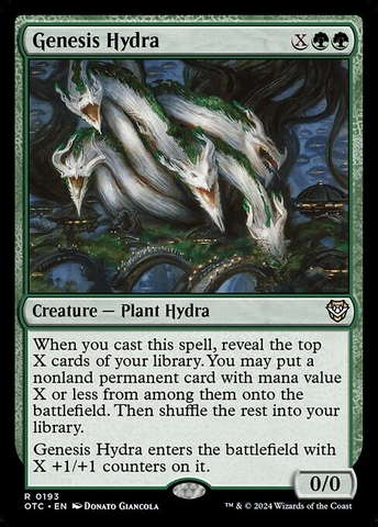 Magic: The Gathering - Outlaws of Thunder Junction Commander - Genesis Hydra (193)
