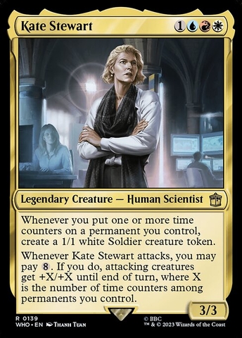 Magic: The Gathering - Doctor Who - Kate Stewart (139)