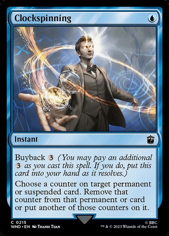 Magic: The Gathering - Doctor Who - Clockspinning (215)