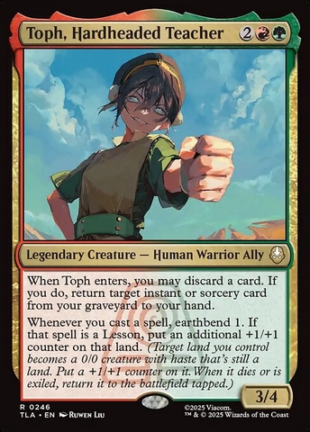 Magic: The Gathering - Avatar: The Last Airbender - Toph, Hardheaded Teacher (246)