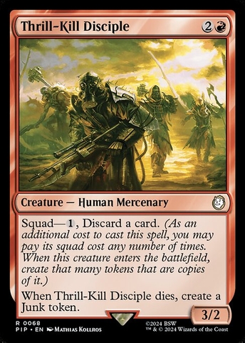 Magic: The Gathering - Fallout - Thrill-Kill Disciple (68)