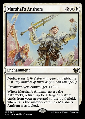 Magic: The Gathering - Outlaws of Thunder Junction Commander - Marshal's Anthem (82)