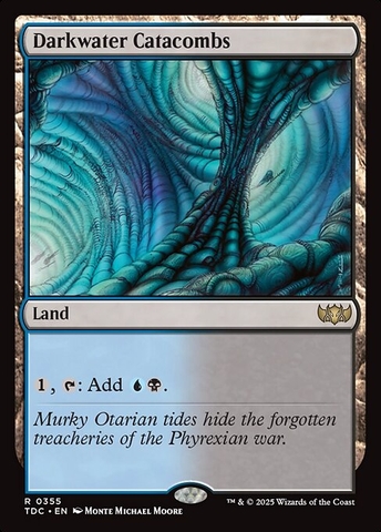 Magic: The Gathering - Tarkir: Dragonstorm Commander - Darkwater Catacombs (355)