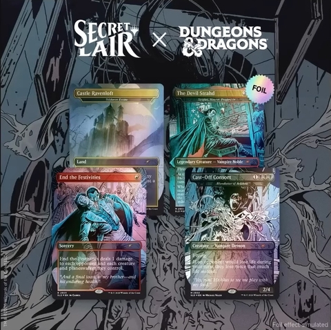Magic the Gathering - Secret Lair x Dungeons & Dragons - Strahd's Descent