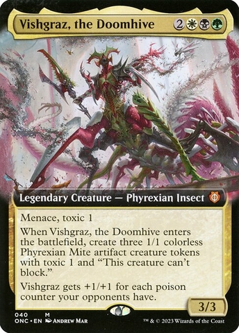 Magic: The Gathering - Phyrexia: All Will Be One Commander - Vishgraz, the Doomhive (40) Foil