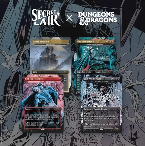 Magic the Gathering - Secret Lair x Dungeons & Dragons - Strahd's Descent